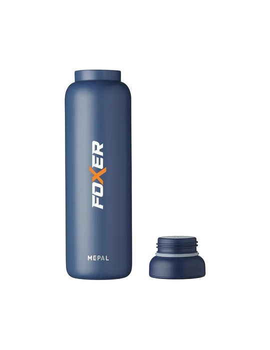 Mepal Bouteille Thermos Ellipse 900 ml Matières : silicone Contenance : 900 ml Couleurs : bleu denim nordique cadeau entreprise 