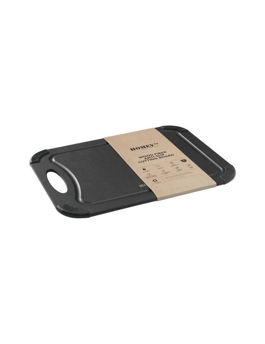 Homey's Wood Fiber Small planche à découper Couleurs : noir Matières : fibre de bois personnalisable avec votre logo