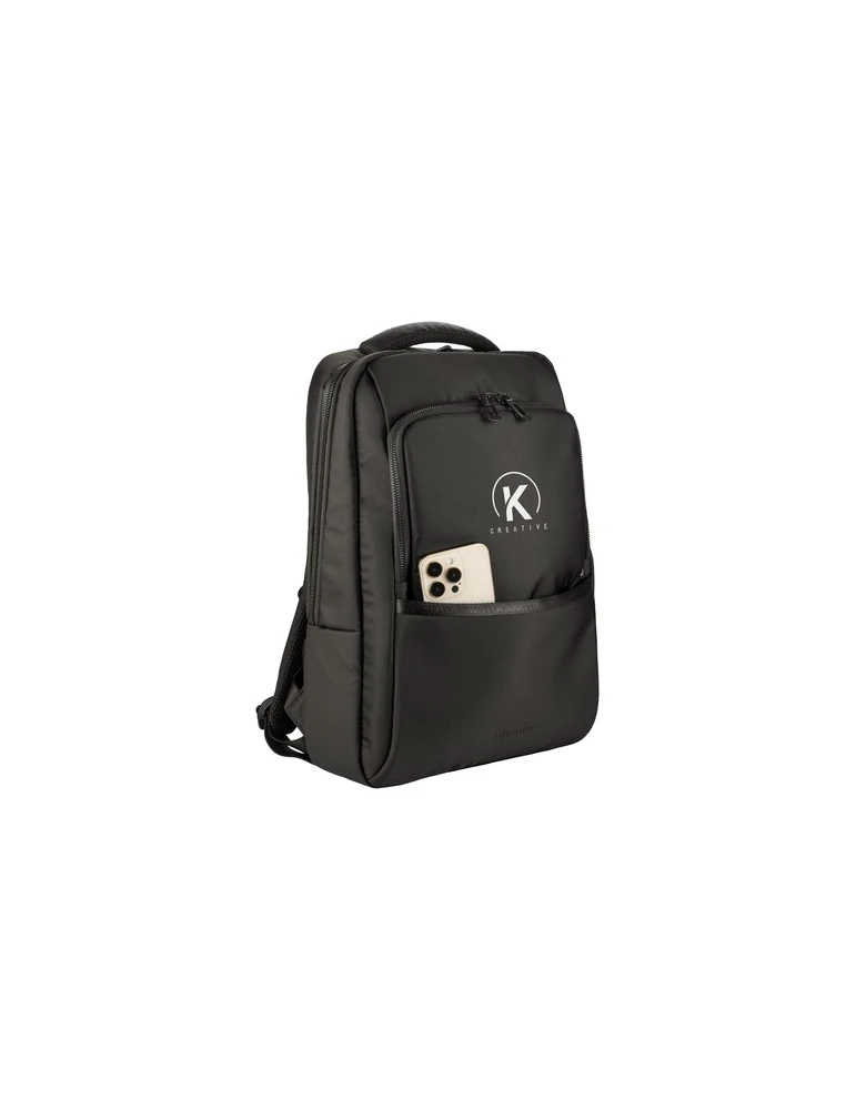 Tucano Lunar Business Backpack 15,6 inch sac à dos Matières : PET recyclé Couleurs : noir Contenance : 17 L objet promotionnel é