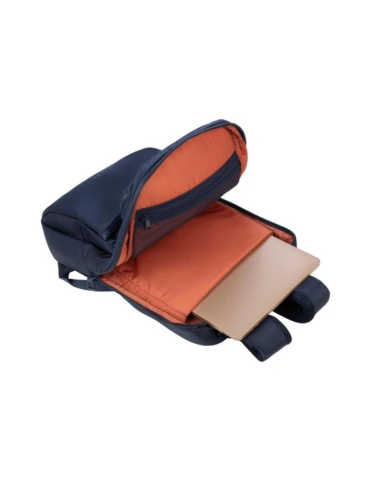 Tucano Lunar Business Backpack 15,6 inch sac à dos Matières : PET recyclé Couleurs : bleu foncé Contenance : 17 L impression log