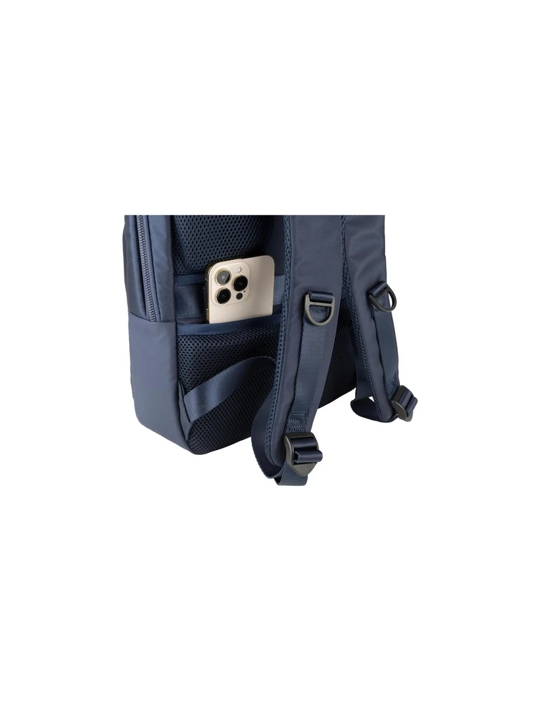 Tucano Lunar Business Backpack 15,6 inch sac à dos Matières : PET recyclé Couleurs : bleu foncé Contenance : 17 L marquage coule