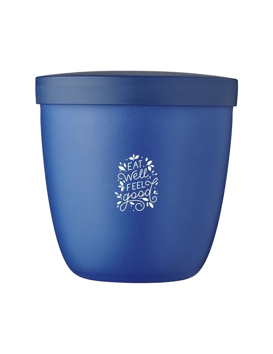 Mepal Snackpot Ellipse 500 ml Matières : polypropylène (PP) Couleurs : bleu vif Contenance : 500 ml cadeau collaborateur premium