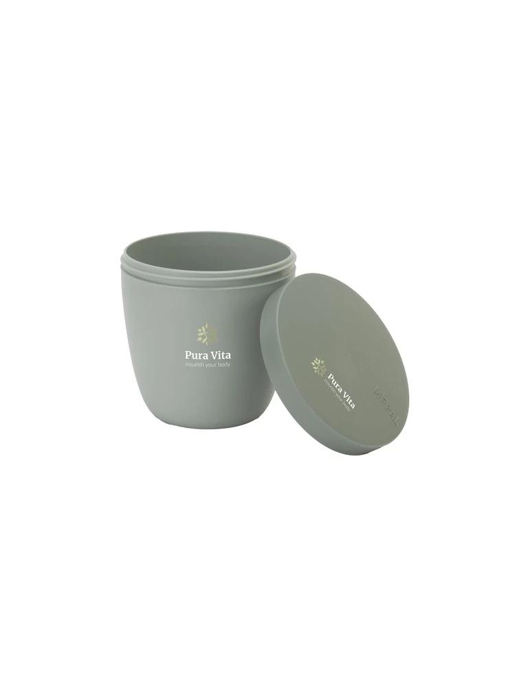 Mepal Snackpot Ellipse 500 ml Matières : polypropylène (PP) Couleurs : vert sauge Contenance : 500 ml marquage laser ultra préci