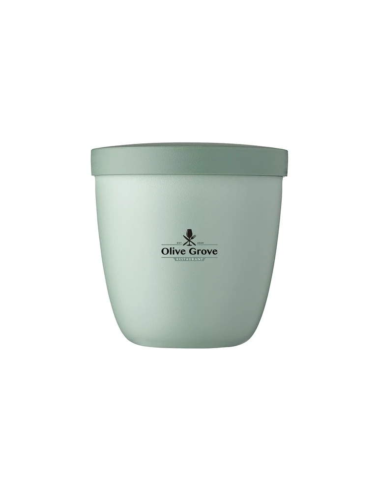 Mepal Snackpot Ellipse 500 ml Matières : polypropylène (PP) Couleurs : vert sauge Contenance : 500 ml objet promotionnel éco-res