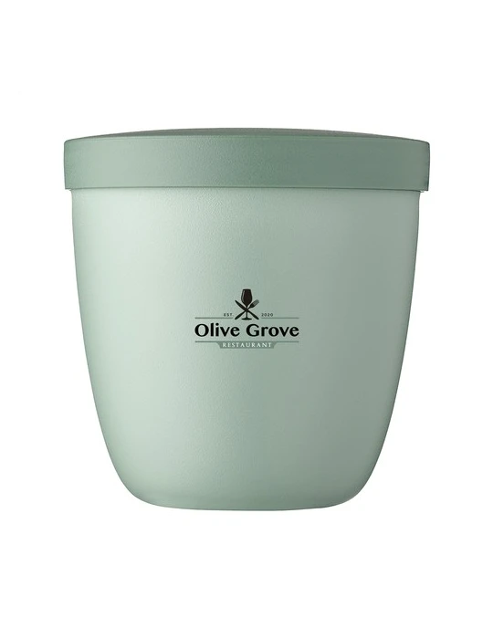 Mepal Snackpot Ellipse 500 ml Matières : polypropylène (PP) Couleurs : vert sauge Contenance : 500 ml objet promotionnel éco-res