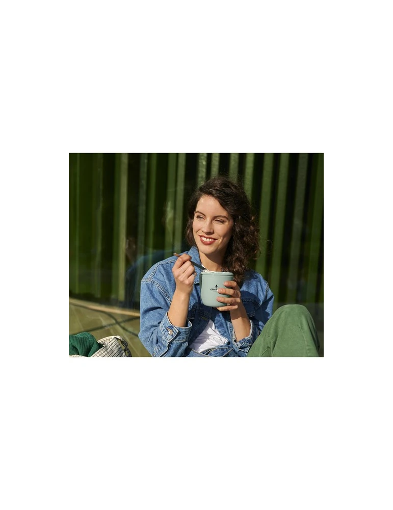 Mepal Snackpot Ellipse 500 ml Matières : polypropylène (PP) Couleurs : vert sauge Contenance : 500 ml objet publicitaire robuste