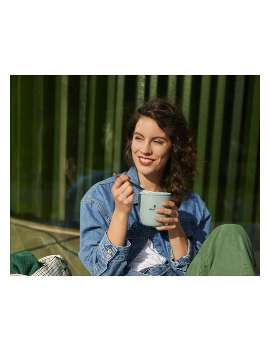 Mepal Snackpot Ellipse 500 ml Matières : polypropylène (PP) Couleurs : vert sauge Contenance : 500 ml objet publicitaire robuste