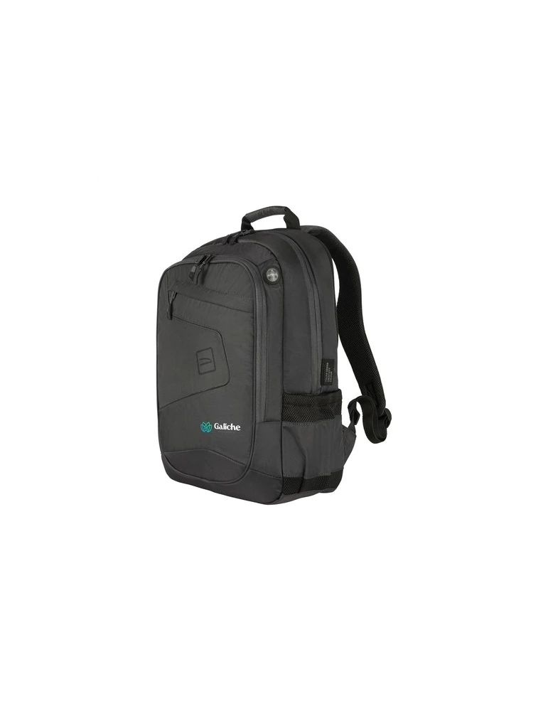 Tucano Lato Backpack 17 inch sac à dos Matières : PET recyclé Couleurs : noir Contenance : 30 L personnalisable avec votre logo