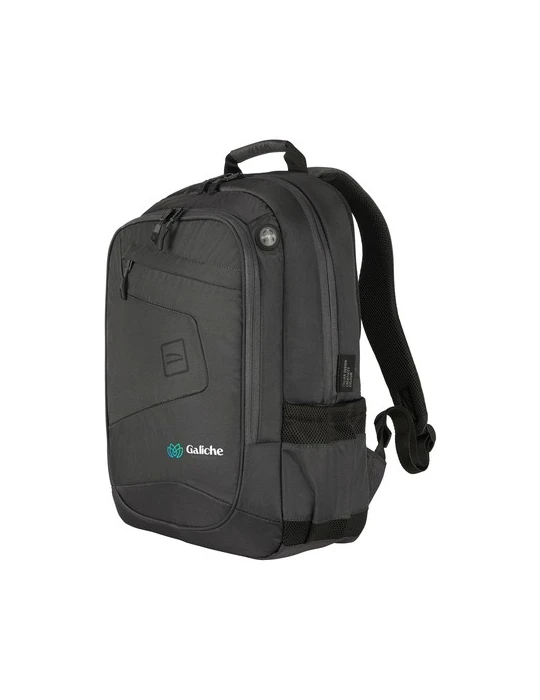 Tucano Lato Backpack 17 inch sac à dos Matières : PET recyclé Couleurs : noir Contenance : 30 L personnalisable avec votre logo