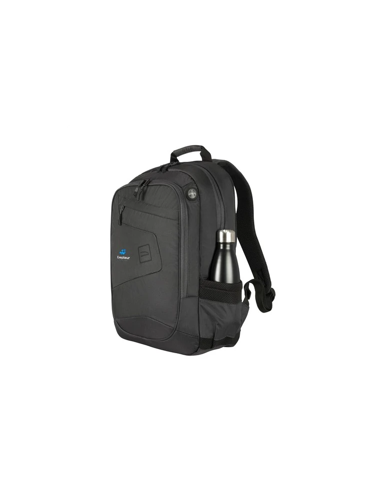 Tucano Lato Backpack 17 inch sac à dos Matières : PET recyclé Couleurs : noir Contenance : 30 L marquage laser ultra précis