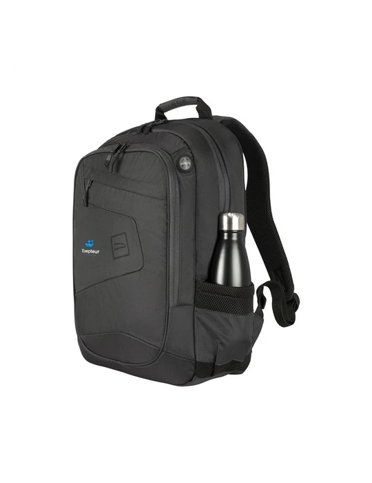 Tucano Lato Backpack 17 inch sac à dos Matières : PET recyclé Couleurs : noir Contenance : 30 L marquage laser ultra précis