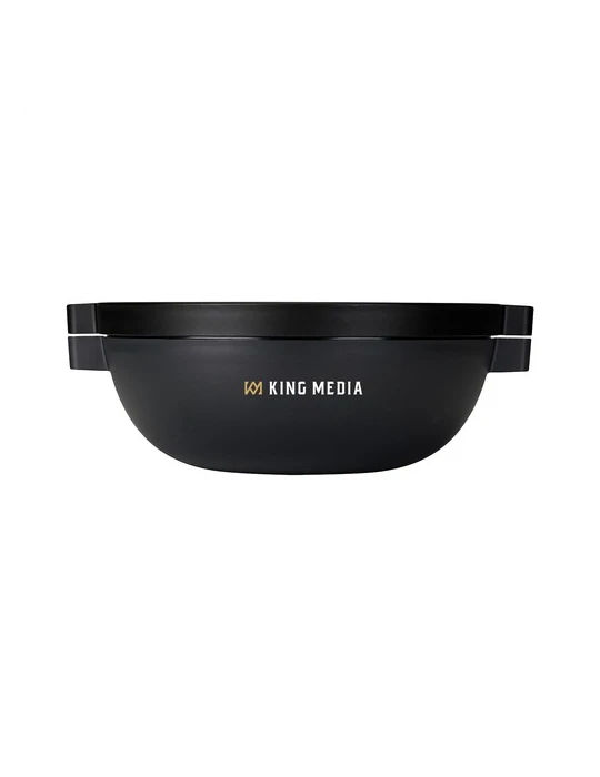 Mepal Basic Bento Bol à Déjeuner Vita 1,5 L Matières : silicone Contenance : 1,5 L Couleurs : noir nordique impression haute déf
