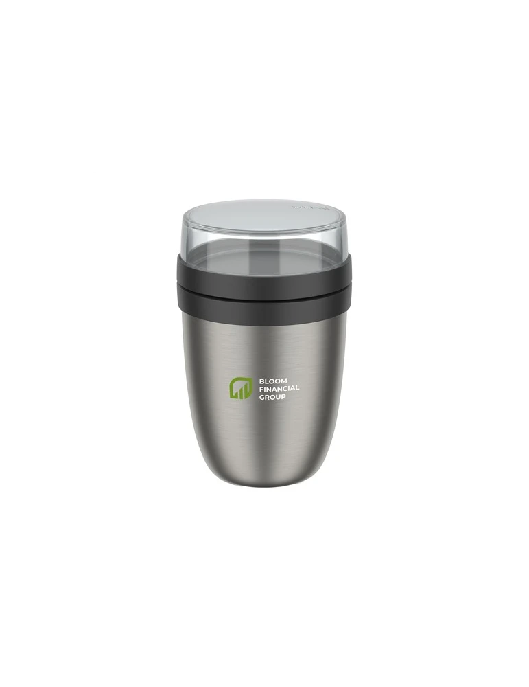 Mepal Lunchpot Isotherme Inox Ellipse 500 ml Matières : acier inoxydable Contenance : 500 ml Couleurs : noir nordique