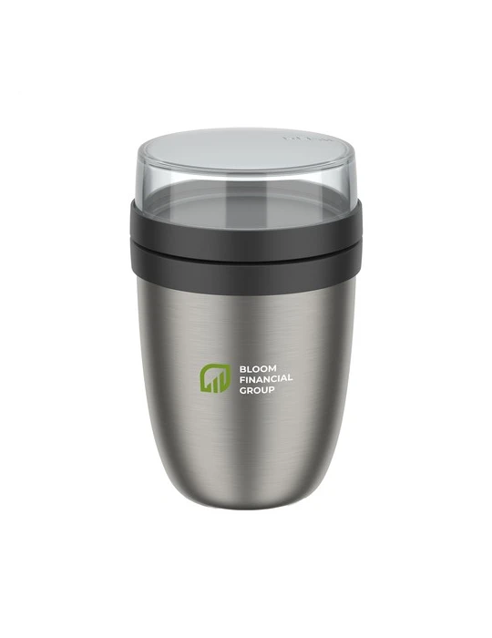 Mepal Lunchpot Isotherme Inox Ellipse 500 ml Matières : acier inoxydable Contenance : 500 ml Couleurs : noir nordique