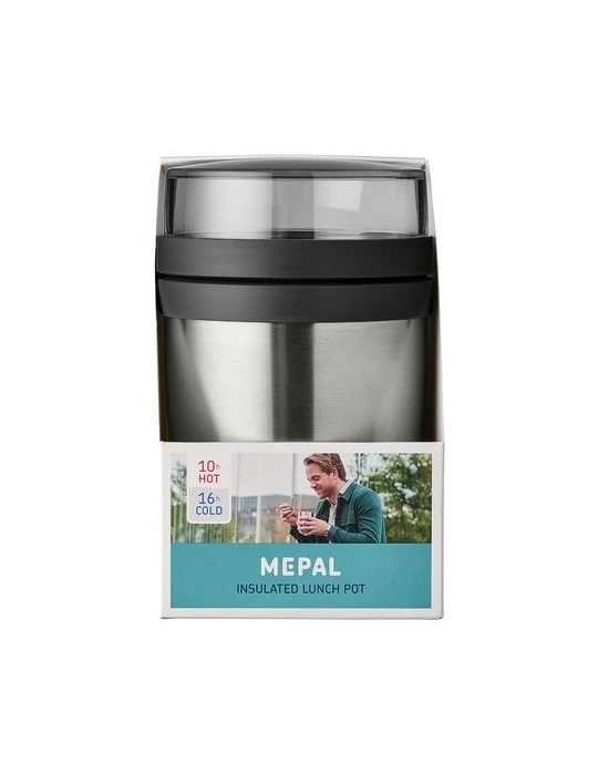 Mepal Lunchpot Isotherme Inox Ellipse 500 ml Matières : acier inoxydable Contenance : 500 ml Couleurs : noir nordique livraison 