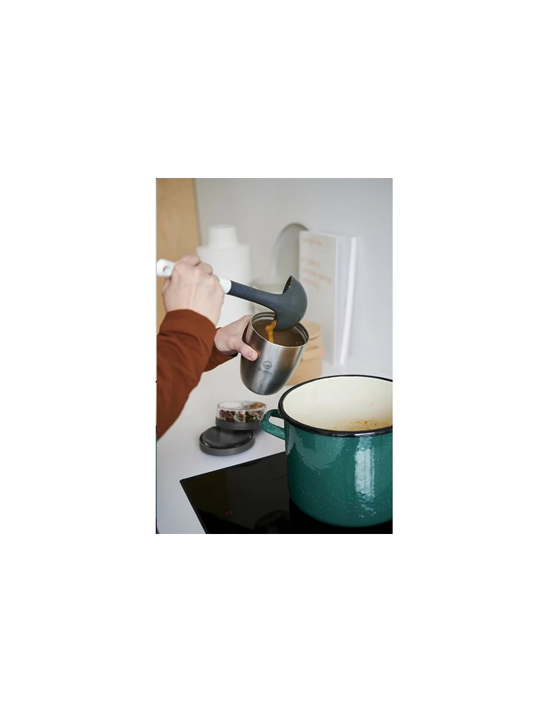 Mepal Lunchpot Isotherme Inox Ellipse 500 ml Matières : acier inoxydable Contenance : 500 ml Couleurs : noir nordique cadeau col