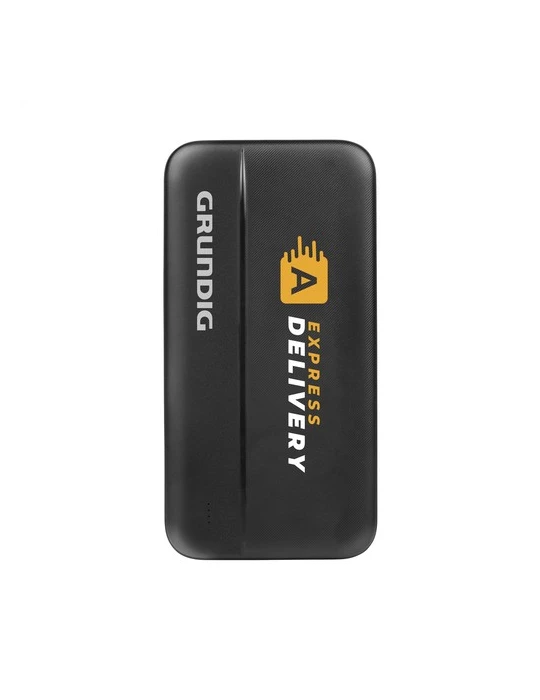 Grundig Powerbank 10000 mAh Matières : ABS Couleurs : noir personnalisable avec votre logo