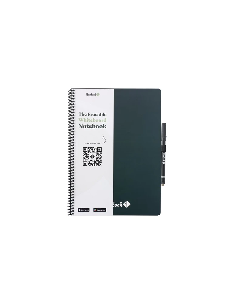 Bambook Classic Original Notebook A4 Matières : carton Couleurs : vert forêt personnalisation sur mesure