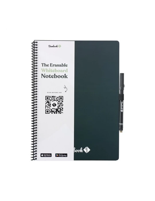 Bambook Classic Original Notebook A4 Matières : carton Couleurs : vert forêt personnalisation sur mesure