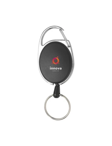 Aspen RollerClip Keychain Matières : ABS Couleurs : noir