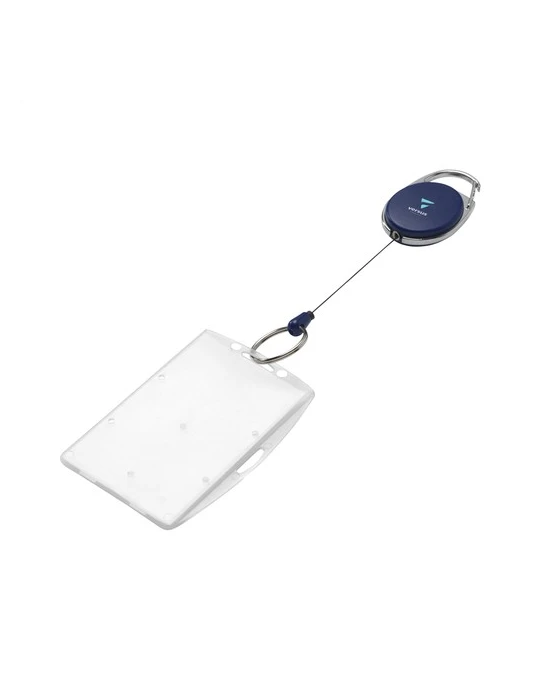 Aspen RollerClip Keychain Matières : ABS Couleurs : bleu impression haute définition