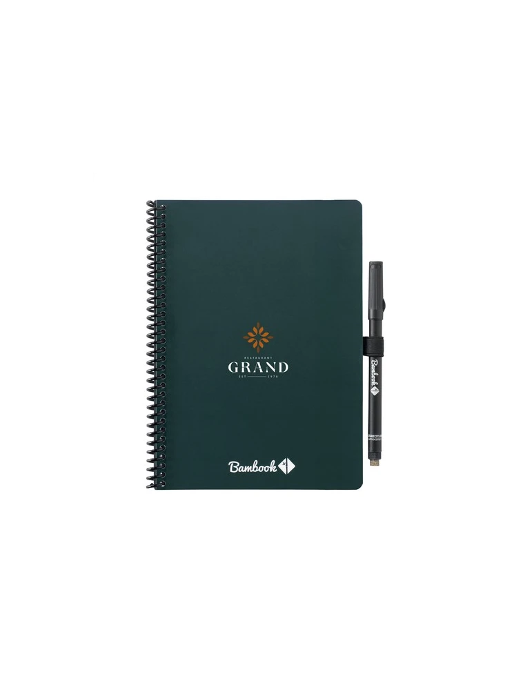 Bambook Classic Original Dot Grid Notebook A5 Matières : carton Couleurs : vert forêt