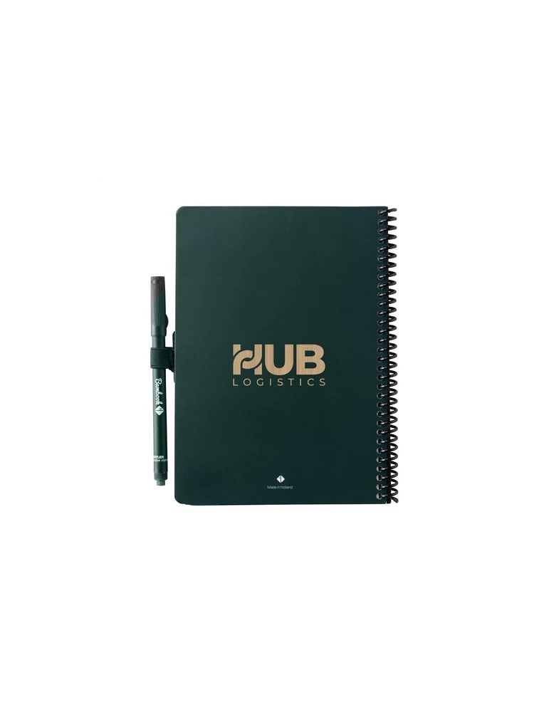 Bambook Classic Original Dot Grid Notebook A5 Matières : carton Couleurs : vert forêt marquage laser ultra précis