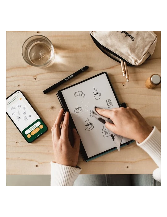 Bambook Classic Original Dot Grid Notebook A5 Matières : carton Couleurs : vert forêt livraison express 24h 48h