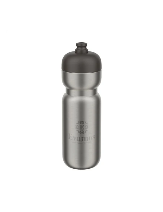 Mepal Bidon de Sport Inox Pull 800 ml Matières : silicone Couleurs : noir Contenance : 800 ml goodies publicitaire événementiel