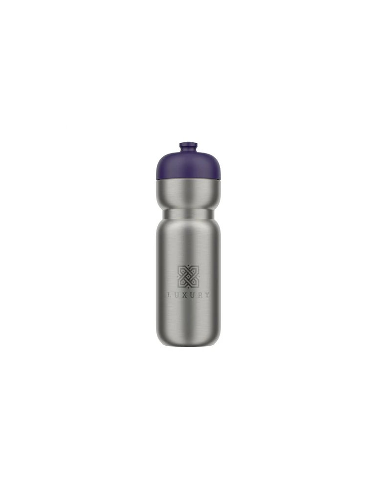 Mepal Bidon de Sport Inox Pull 800 ml Matières : silicone Couleurs : bleu nuit Contenance : 800 ml personnalisable avec votre lo