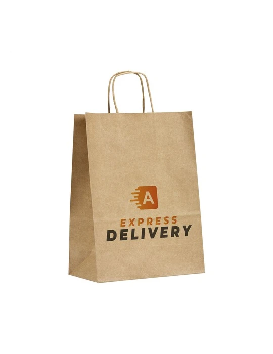 Pagari Paper Bag A4 sac en papier Matières : papier Couleurs : marron