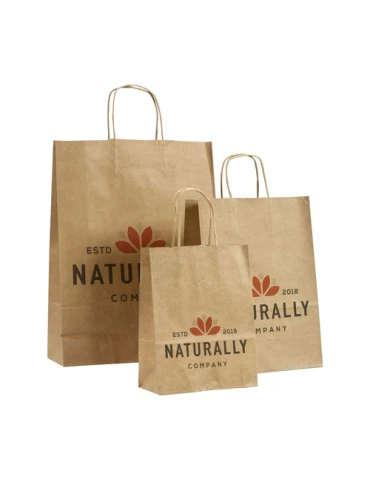 Pagari Paper Bag A4 sac en papier Matières : papier Couleurs : marron 2