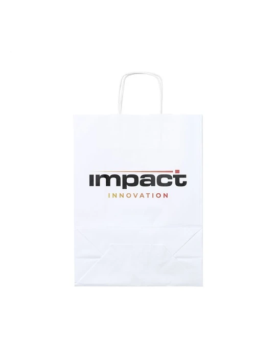 Pagari Paper Bag A4 sac en papier Matières : papier Couleurs : blanc objet promotionnel éco-responsable