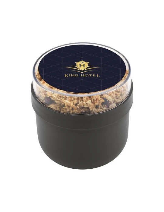 Brabantia Make & Take Pot à yaourt Matières : silicone Couleurs : gris foncé Contenance : 500 ml accessoire événementiel unique