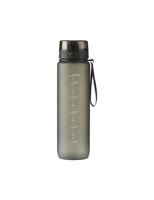 Hydrate Water Bottle 1 L bouteille Matières : silicone Couleurs : noir Contenance : 1 L