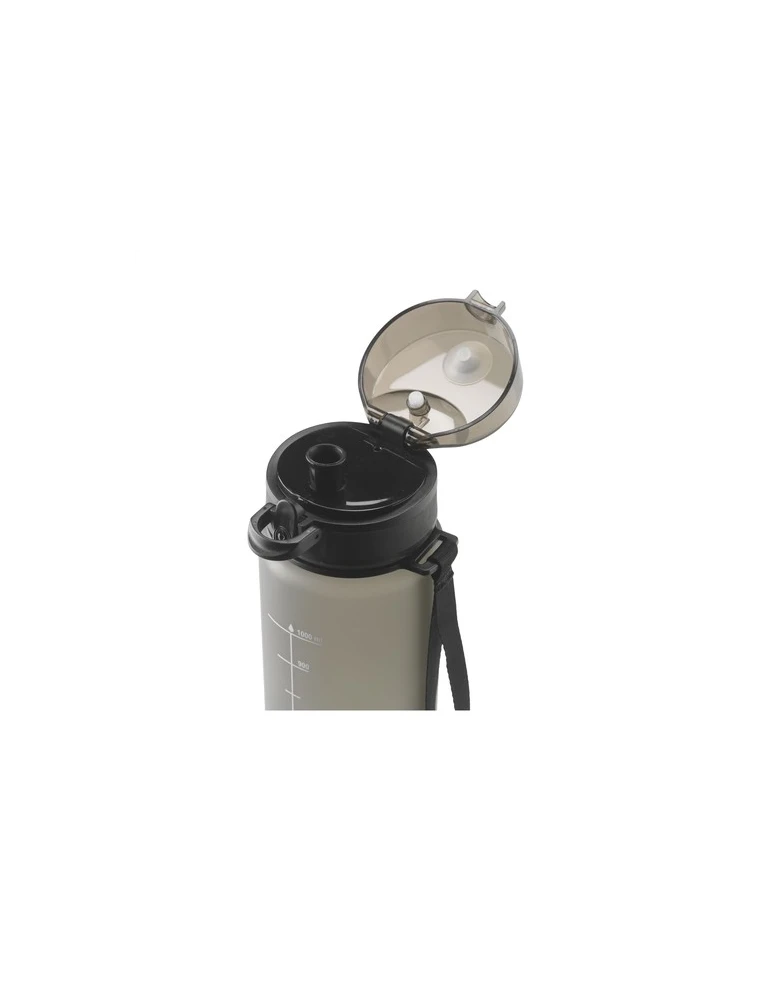 Hydrate Water Bottle 1 L bouteille Matières : silicone Couleurs : noir Contenance : 1 L accessoire événementiel unique