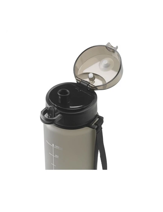 Hydrate Water Bottle 1 L bouteille Matières : silicone Couleurs : noir Contenance : 1 L accessoire événementiel unique