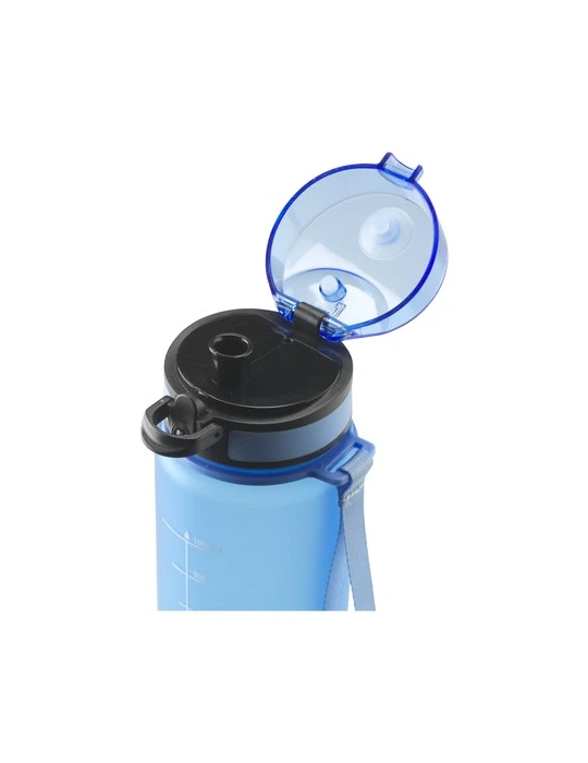 Hydrate Water Bottle 1 L bouteille Matières : silicone Couleurs : bleu Contenance : 1 L personnalisation rapide en France