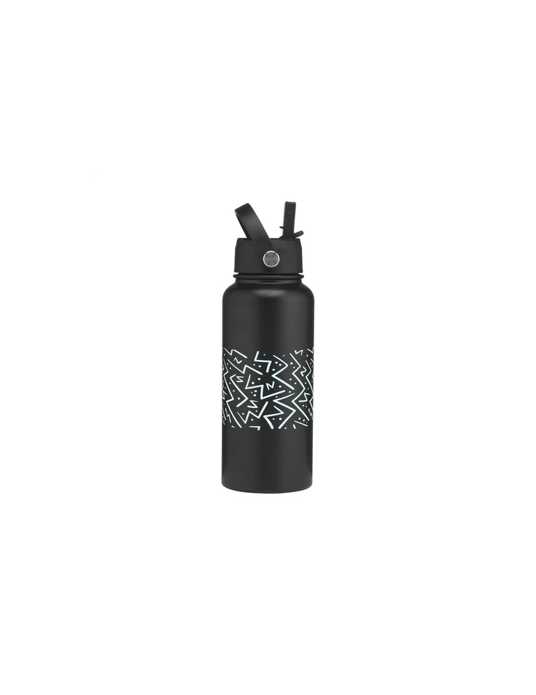 Eddy RCS Recycled Steel Bottle 900 ml bouteille Matières : polypropylène (PP) Couleurs : noir Contenance : 900 ml