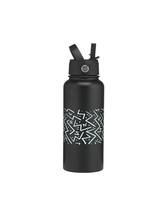 Eddy RCS Recycled Steel Bottle 900 ml bouteille Matières : polypropylène (PP) Couleurs : noir Contenance : 900 ml