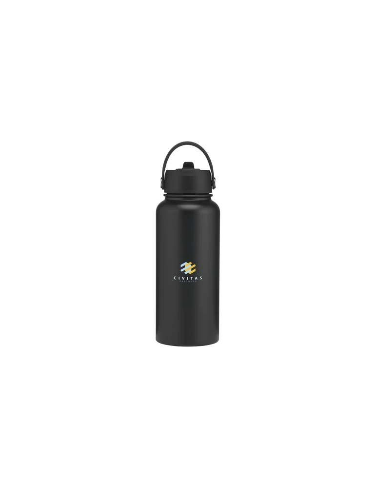Eddy RCS Recycled Steel Bottle 900 ml bouteille Matières : polypropylène (PP) Couleurs : noir Contenance : 900 ml goodies public