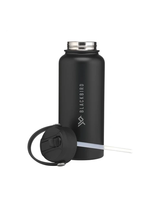 Eddy RCS Recycled Steel Bottle 900 ml bouteille Matières : polypropylène (PP) Couleurs : noir Contenance : 900 ml objet promotio