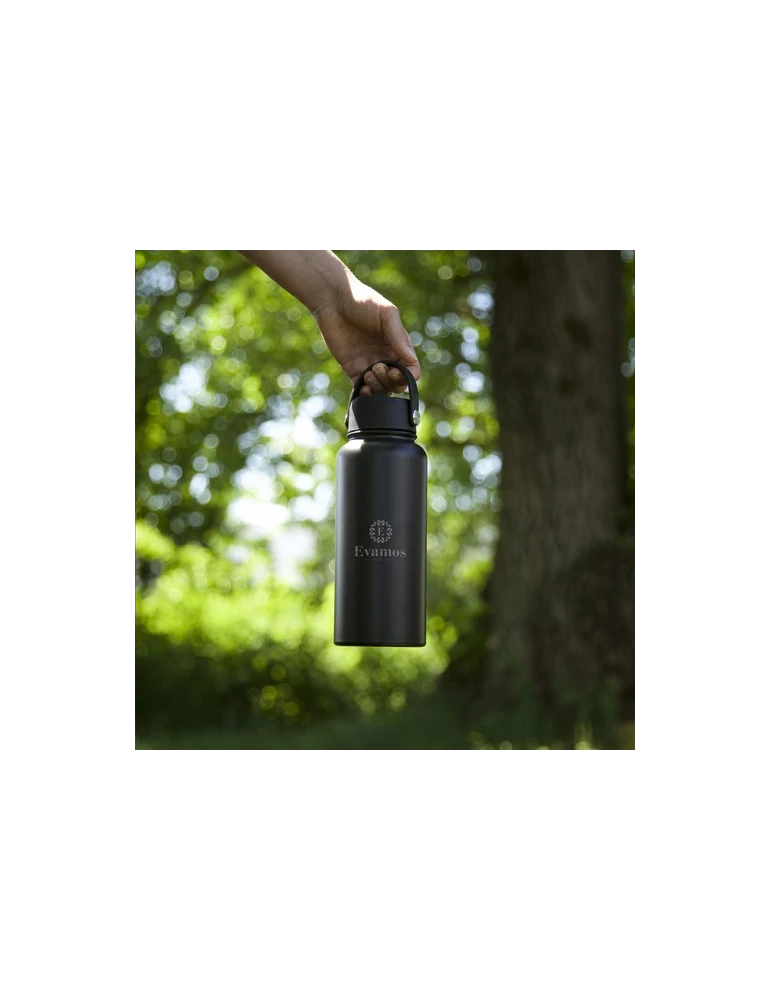 Eddy RCS Recycled Steel Bottle 900 ml bouteille Matières : polypropylène (PP) Couleurs : noir Contenance : 900 ml cadeau client 