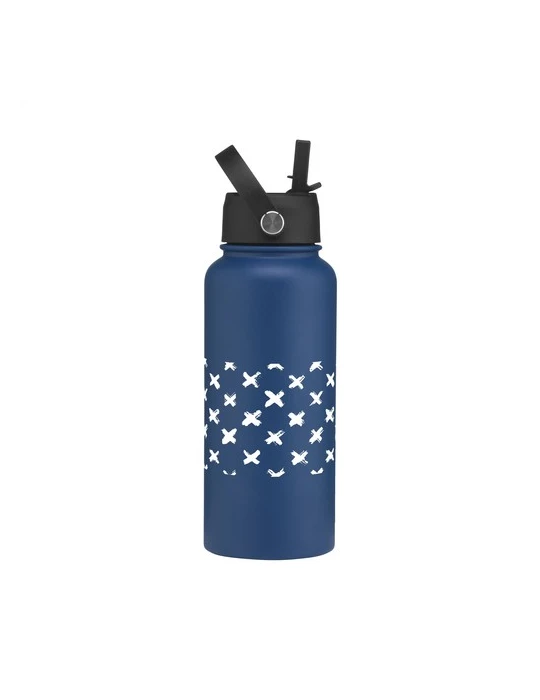 Eddy RCS Recycled Steel Bottle 900 ml bouteille Matières : polypropylène (PP) Couleurs : bleu océan Contenance : 900 ml personna