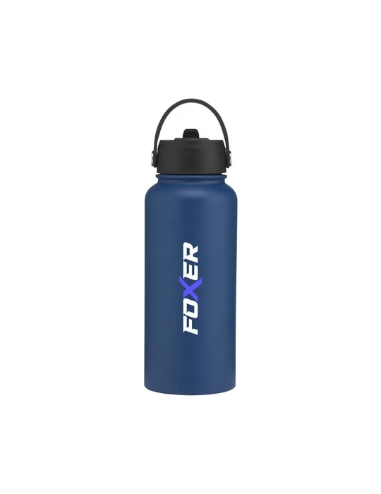 Eddy RCS Recycled Steel Bottle 900 ml bouteille Matières : polypropylène (PP) Couleurs : bleu océan Contenance : 900 ml impressi