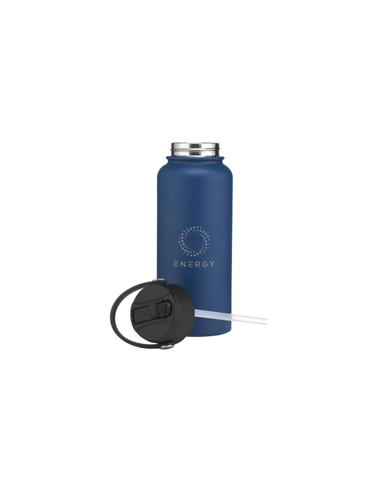 Eddy RCS Recycled Steel Bottle 900 ml bouteille Matières : polypropylène (PP) Couleurs : bleu océan Contenance : 900 ml cadeau c