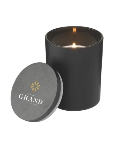 Wooosh Scented Candle Classic Jasmine bougie parfumée Matières : bois Couleurs : noir