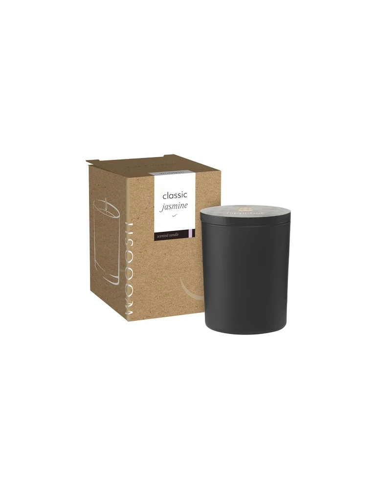 Wooosh Scented Candle Classic Jasmine bougie parfumée Matières : bois Couleurs : noir impression haute définition