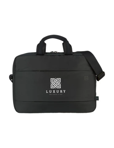 Tucano Global 2 Business Laptopbag 15,6 inch Matières : PET recyclé Couleurs : noir Contenance : 10,5 L