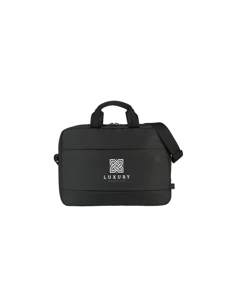 Tucano Global 2 Business Laptopbag 15,6 inch Matières : PET recyclé Couleurs : noir Contenance : 10,5 L